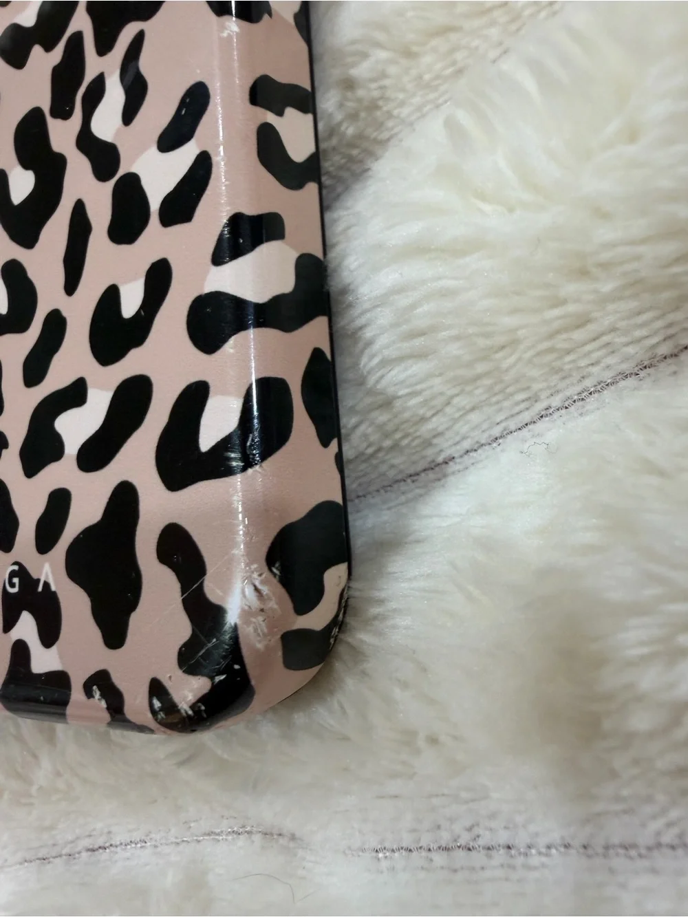 BURGA Pink Leopard Protective Phone Case for IPhone 15 Pro